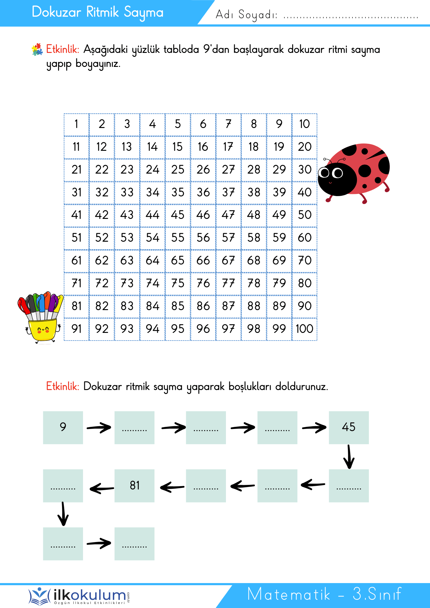 Dokuzar Ritmik Sayma