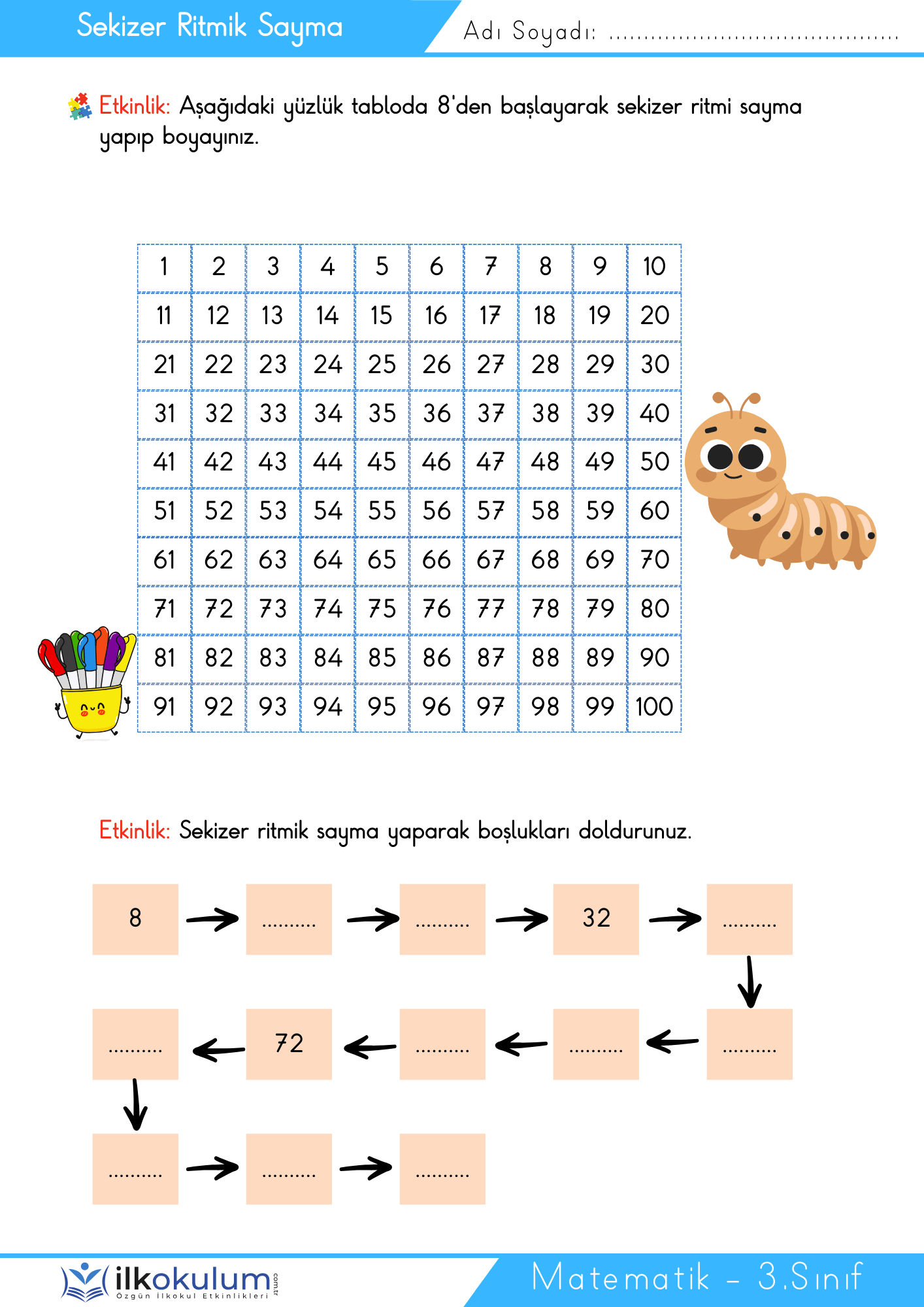 Sekizer Ritmik Sayma