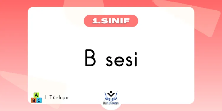 B Sesi Etkinlikleri 1. Sınıf